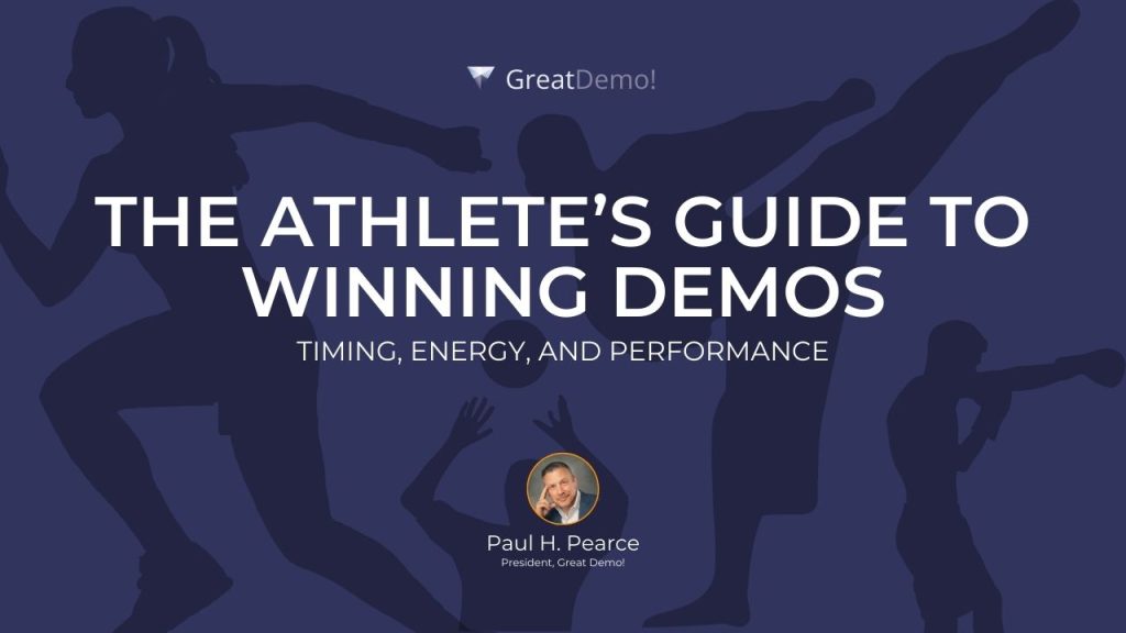 the athlete's guide to winning demos: timing, energy, and performance