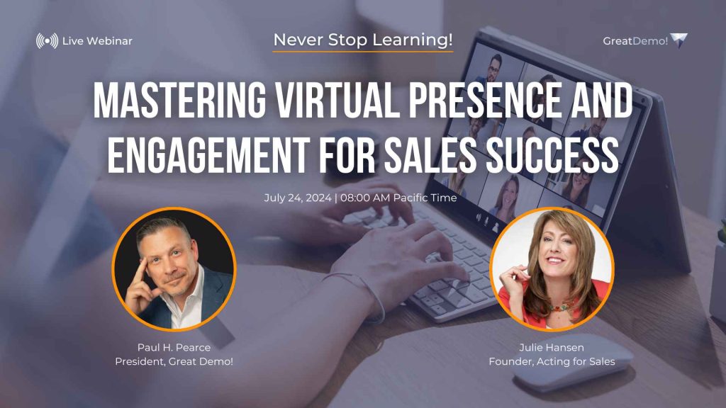 Mastering Virtual Presence and Engagement for Sales Success