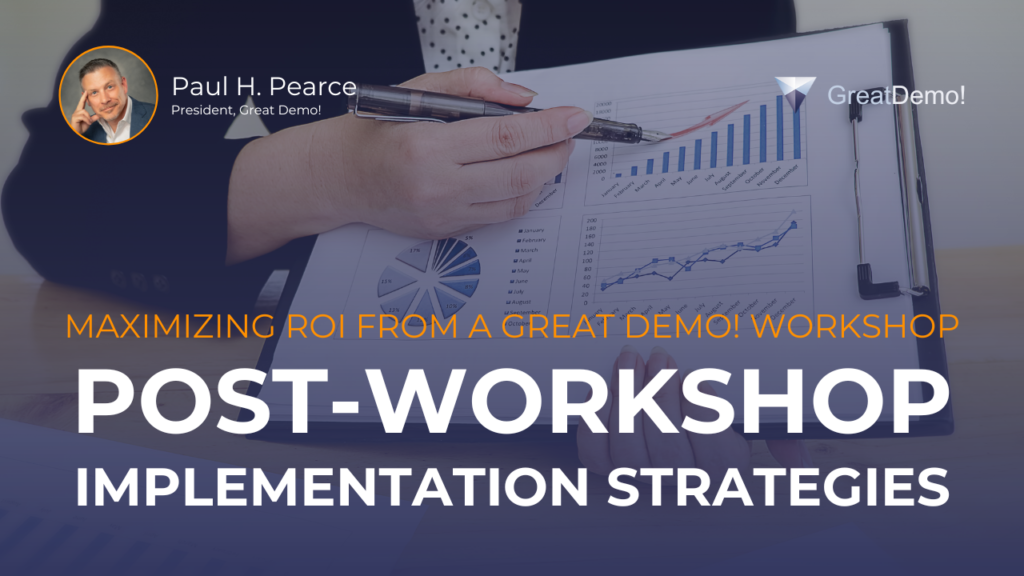 maximizing roi from a great demo! workshop